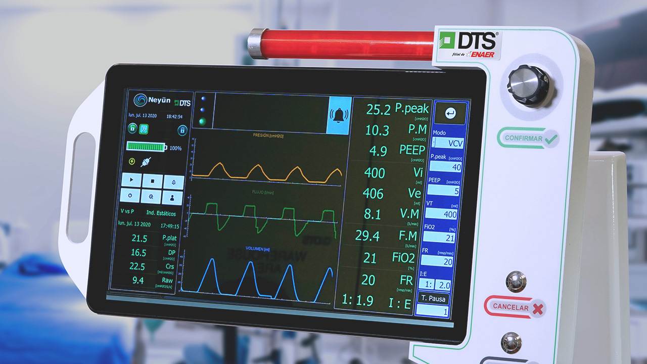 We develop frames for Neyün artificial respirators